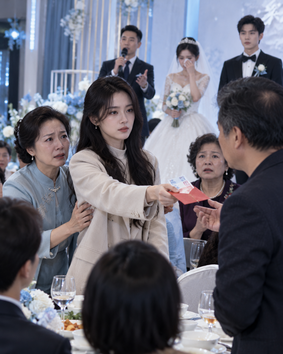 #TTY - T664	NGÀY CƯỚI CHÚ MỪNG MƯỜI TỆ, TÔI TRẢ LẠI PHONG BAO MƯỜI SÁU TỆ